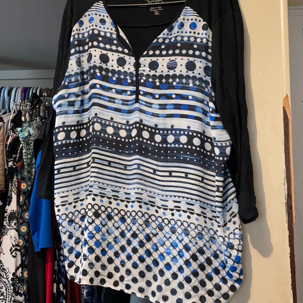 Chico’s size 3X tunic top